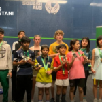 Pakistani goldmedalist Squash